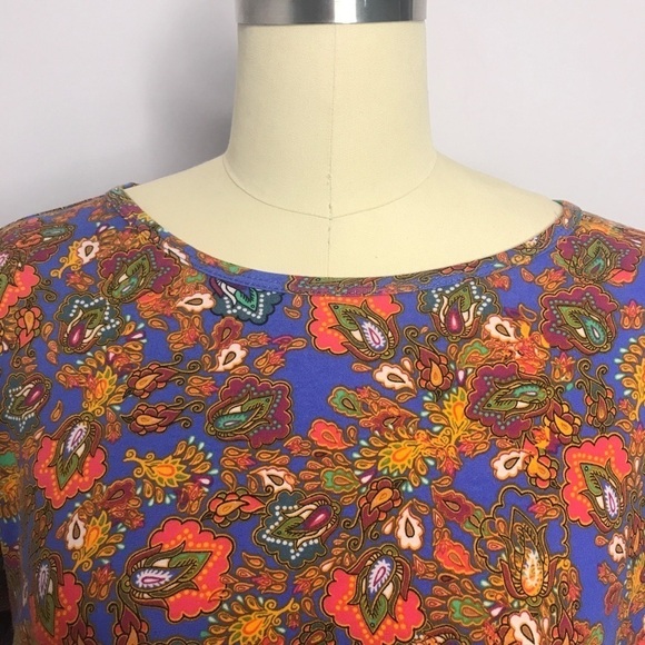 LuLaRoe Boho Paisley Floral Irma- Small- NWT - Picture 2 of 7